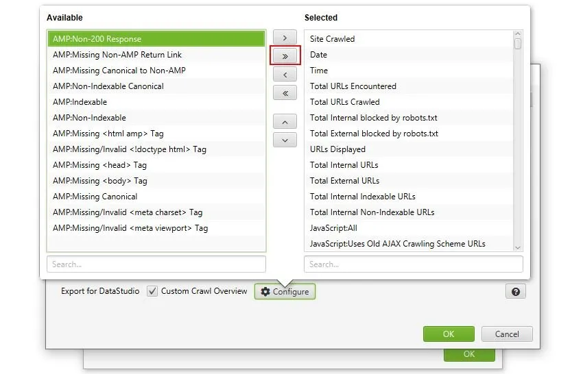 Configure-Export-data-studio