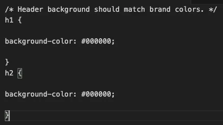 Esempio minificazioni css