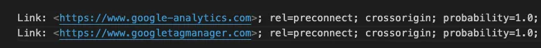 Preconnect Google Tag Manager