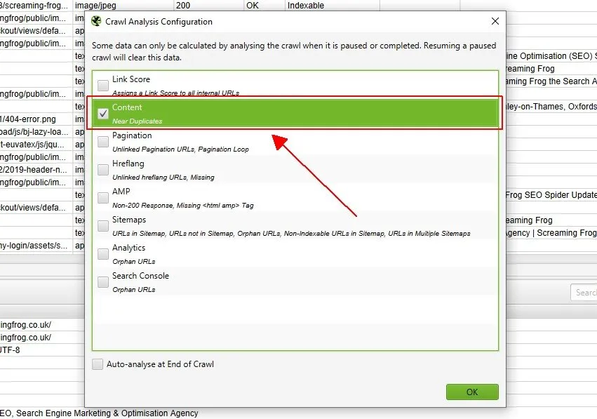 crawl-analysis-configurazione-near-duplicates