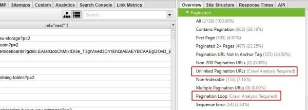 Utilizzo della Crawl Analysis con Screaming Frog