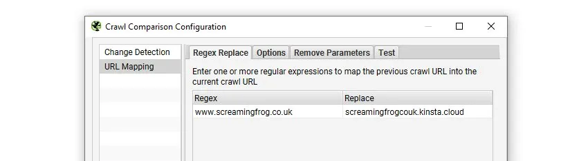 Url Mapping tra sito staging e live