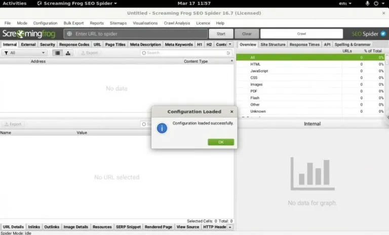 Come utilizzare il profilo di configurazione Screaming Frog